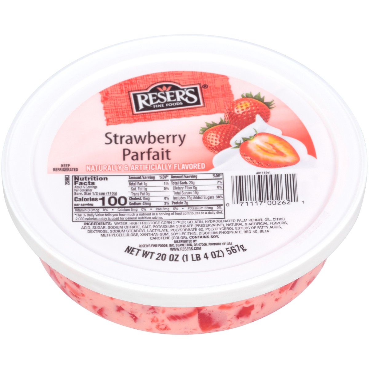 slide 1 of 7, Reser's Strawberry Parfait Ring, 20 oz