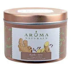 Aroma Naturals Earth Tin Soy Candle 2.8 Oz