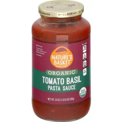 Nature's Basket Tomato Basil Pasta Sauce, Organic