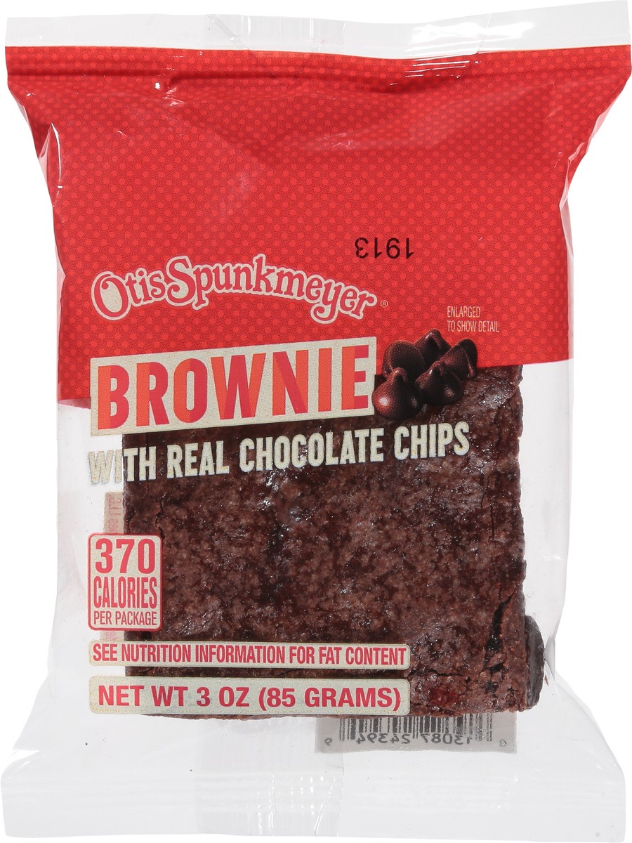 slide 10 of 13, Otis Spunkmeyer Brownie with Real Chocolate Chips 3 oz, 3 oz