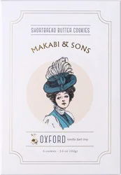 Makabi & Sons Vanilla Earl Grey Oxford Shortbread Butter Cookies