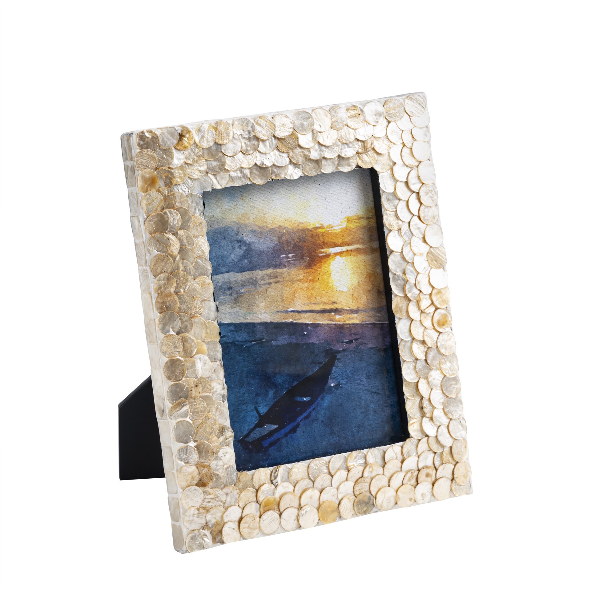 slide 2 of 4, 5" X 7" Mother Of Pearl Tabletop Frame, Atelier By Studio Decor, 5 in x 7 in
