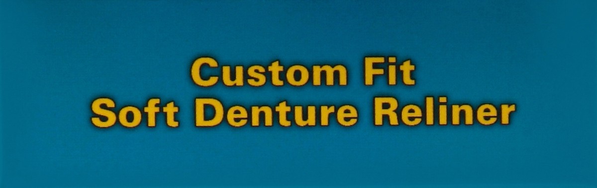 slide 4 of 4, Dentemp "Dentist on Call" Reline-It Custom Fit Denture Reliner, 2 ct