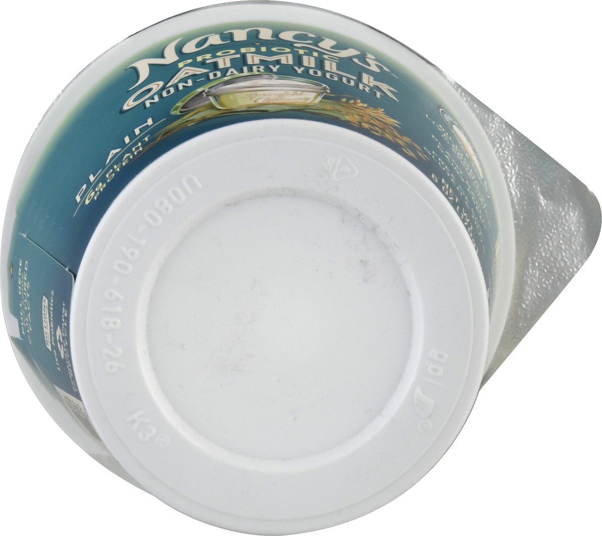 slide 13 of 13, Nancy's Probiotic Oatmilk Non-Dairy Plain Yogurt 6 oz, 6 oz