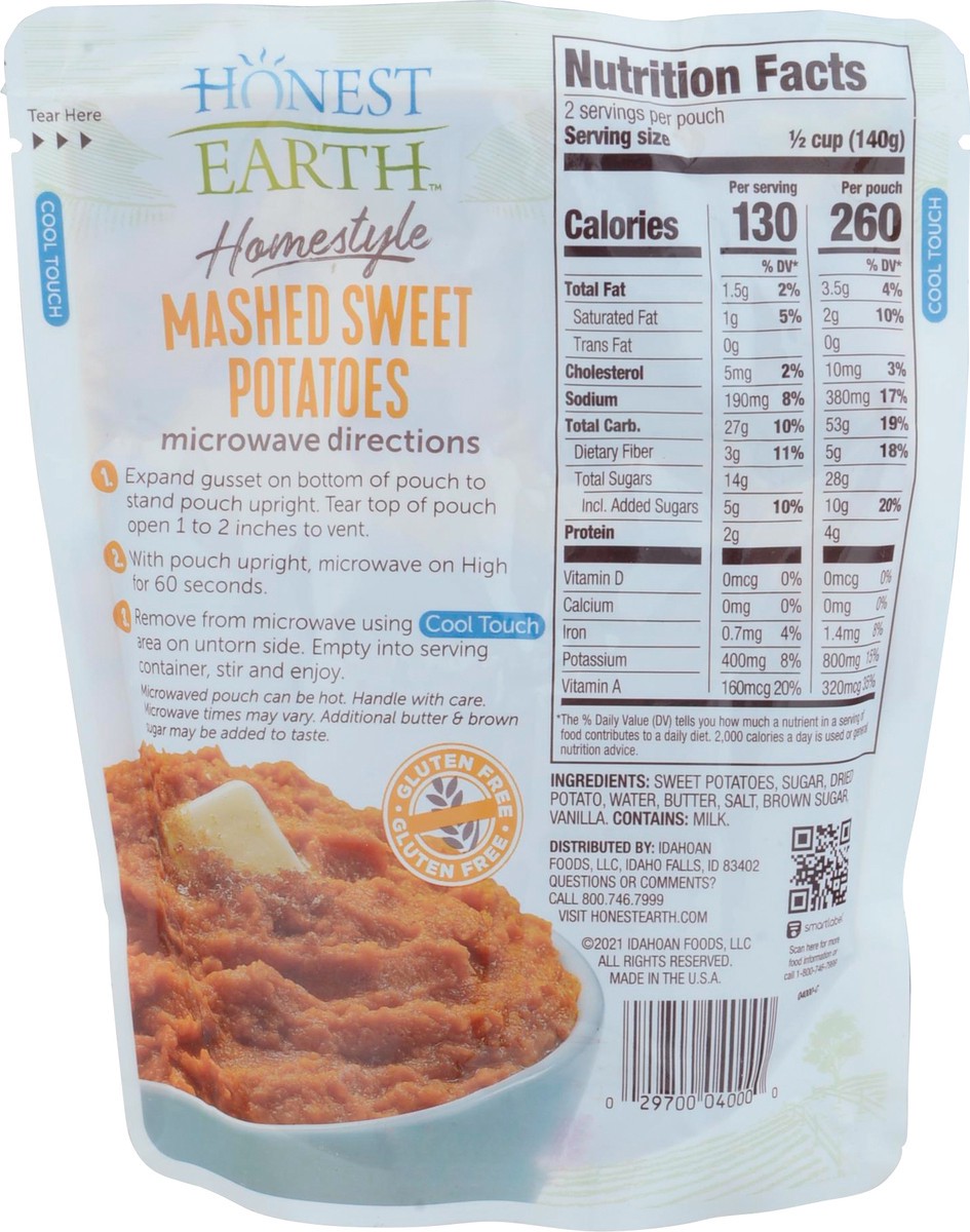 slide 3 of 14, Honest Earth Homestyle Mashed Sweet Potatoes 9.9 oz, 9.9 oz