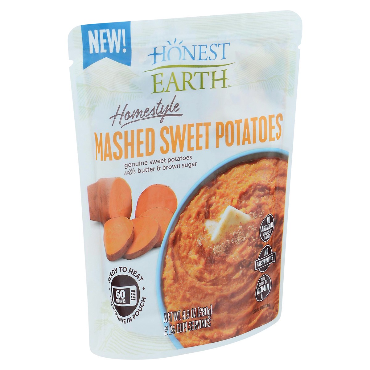 slide 12 of 14, Honest Earth Homestyle Mashed Sweet Potatoes 9.9 oz, 9.9 oz