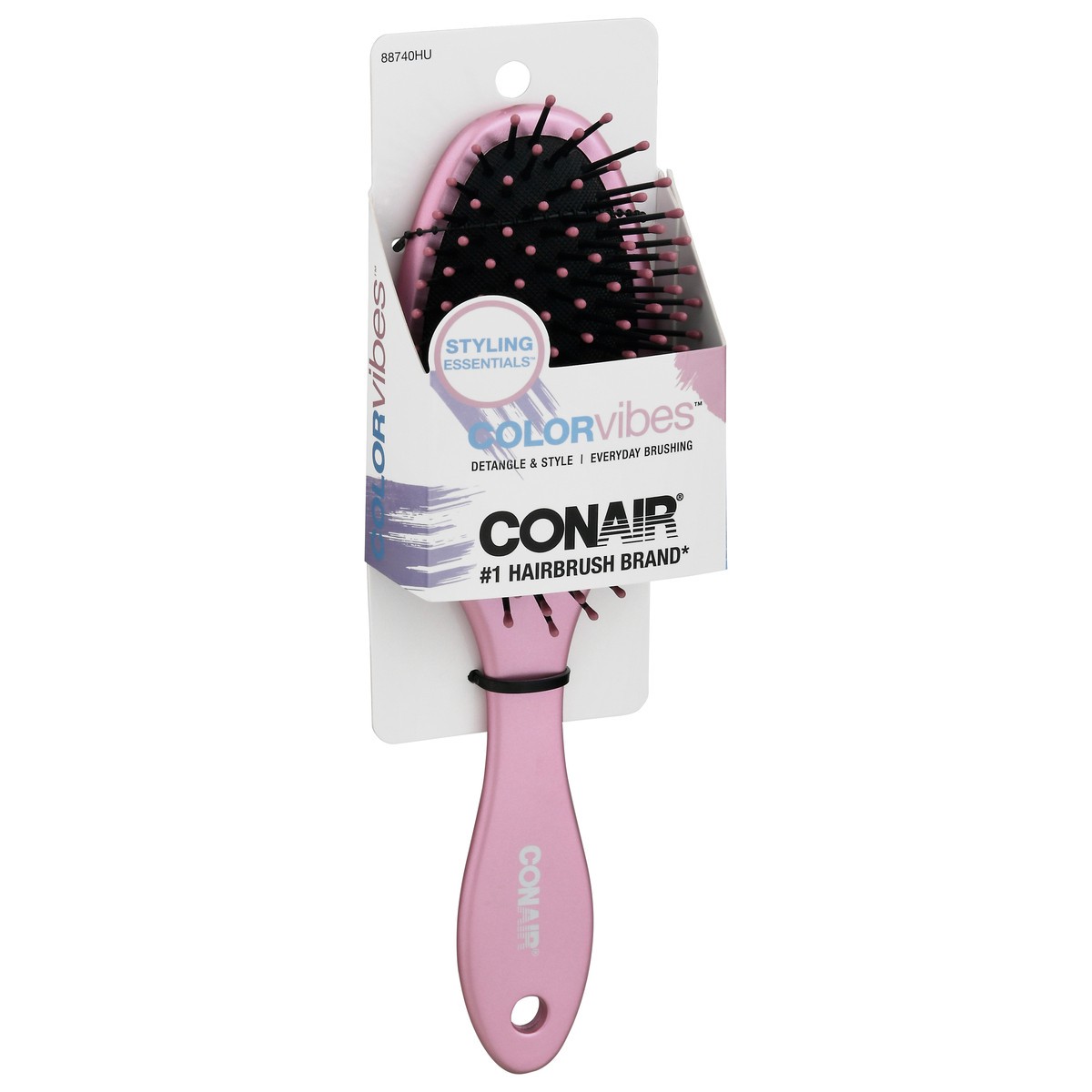 slide 2 of 11, Conair Colorvibes Cushioned Everyday Hair Brush, 1 ct