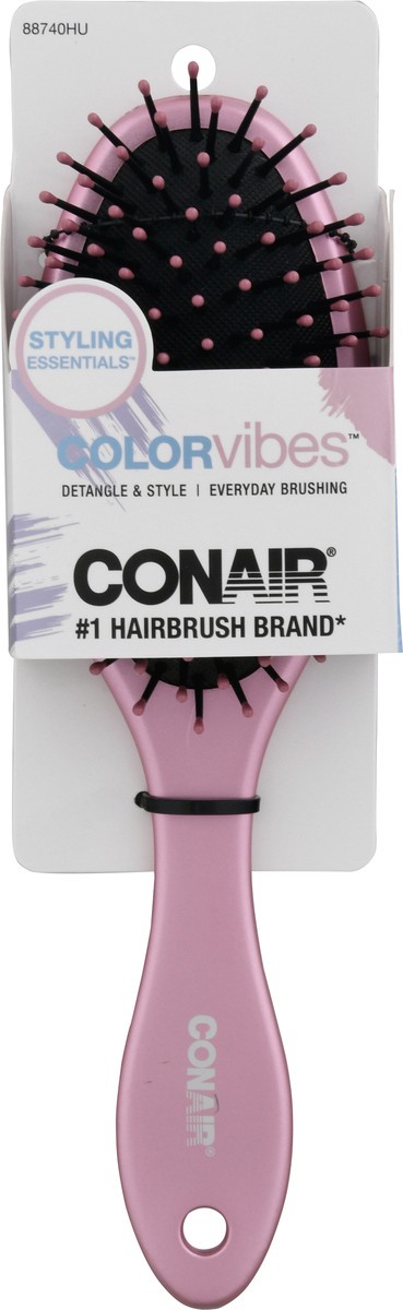 slide 6 of 11, Conair Colorvibes Cushioned Everyday Hair Brush, 1 ct