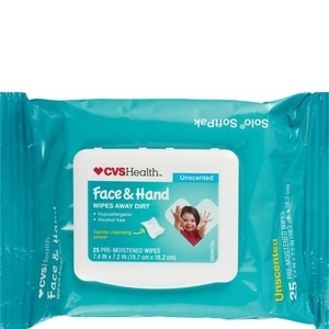 slide 1 of 1, CVS Health Baby Wipes Hands & Face, 25 ct