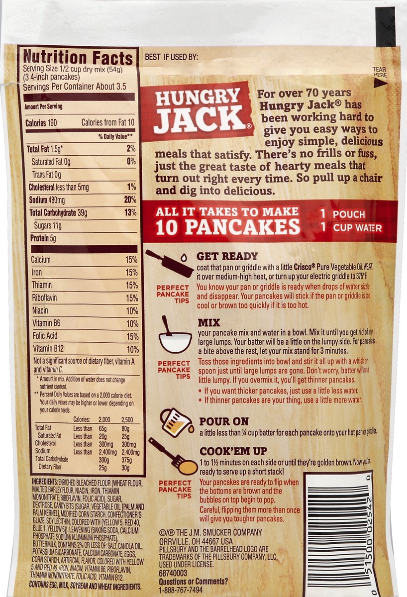 slide 6 of 6, Hungry Jack Buttermilk Pancake Mix - Pillsbury Funfetti, 7 oz