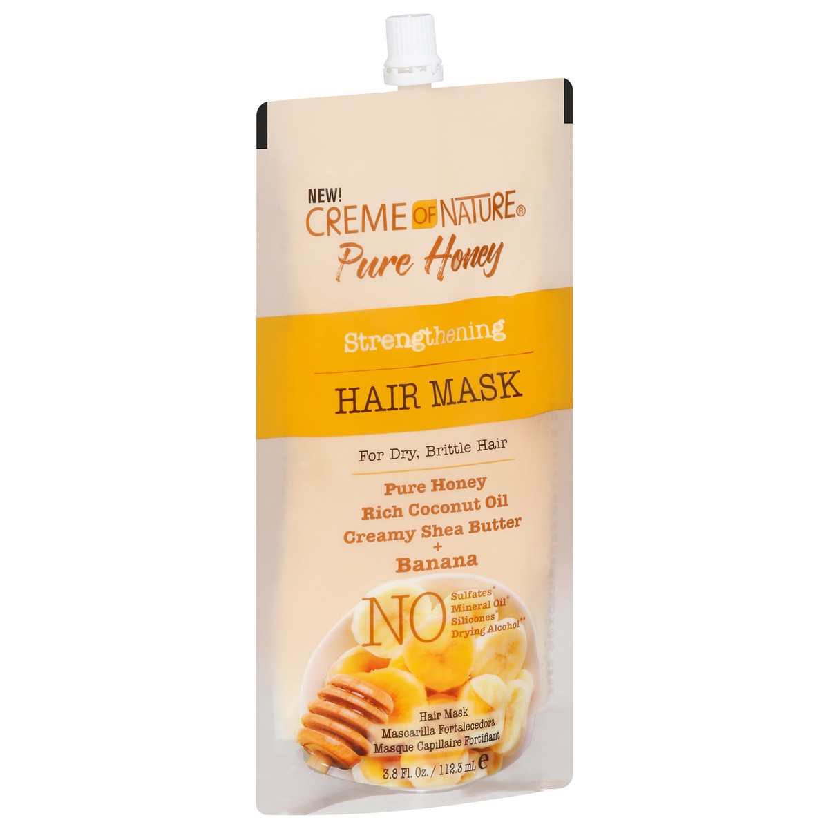 slide 7 of 10, Creme of Nature Pure Honey Strengthening Hair Mask 3.8 fl oz, 3.8 fl oz