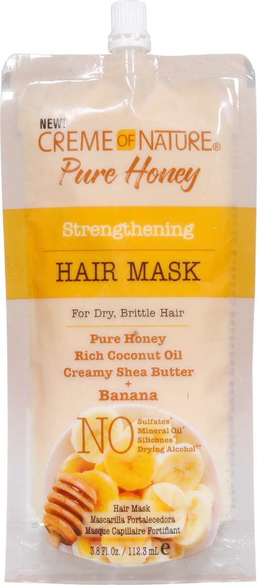 slide 4 of 10, Creme of Nature Pure Honey Strengthening Hair Mask 3.8 fl oz, 3.8 fl oz