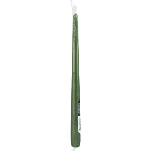 slide 5 of 9, Candle-Lite Taper Pine Green, 12 in