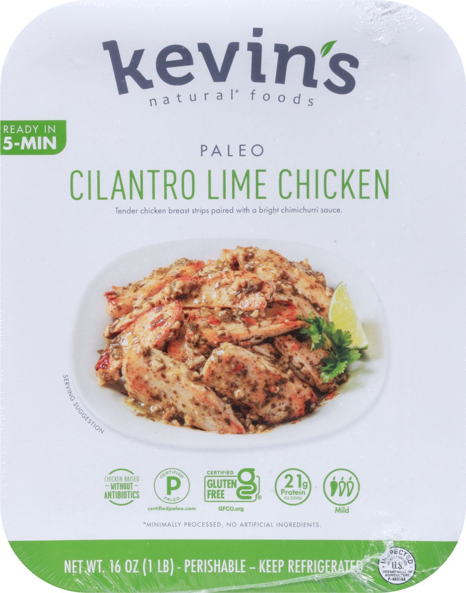 slide 6 of 9, Kevin's Natural Foods Paleo Mild Cilantro Lime Chicken 16 oz, 16 oz