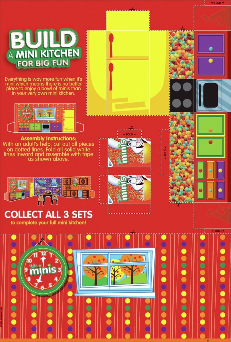 slide 7 of 9, Trix Minis Fruity Mini Corn Puff Breakfast Cereal, 10.8 OZ, 10.8 oz