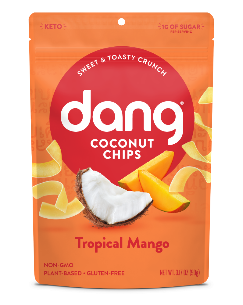 slide 1 of 1, Dang Tropical Mango Coconut Chips, 3.17 oz