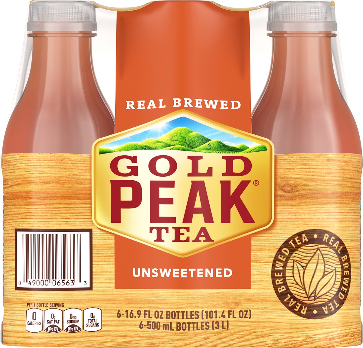 slide 5 of 8, Gold Peak® unsweetened black tea, 101.4 fl oz