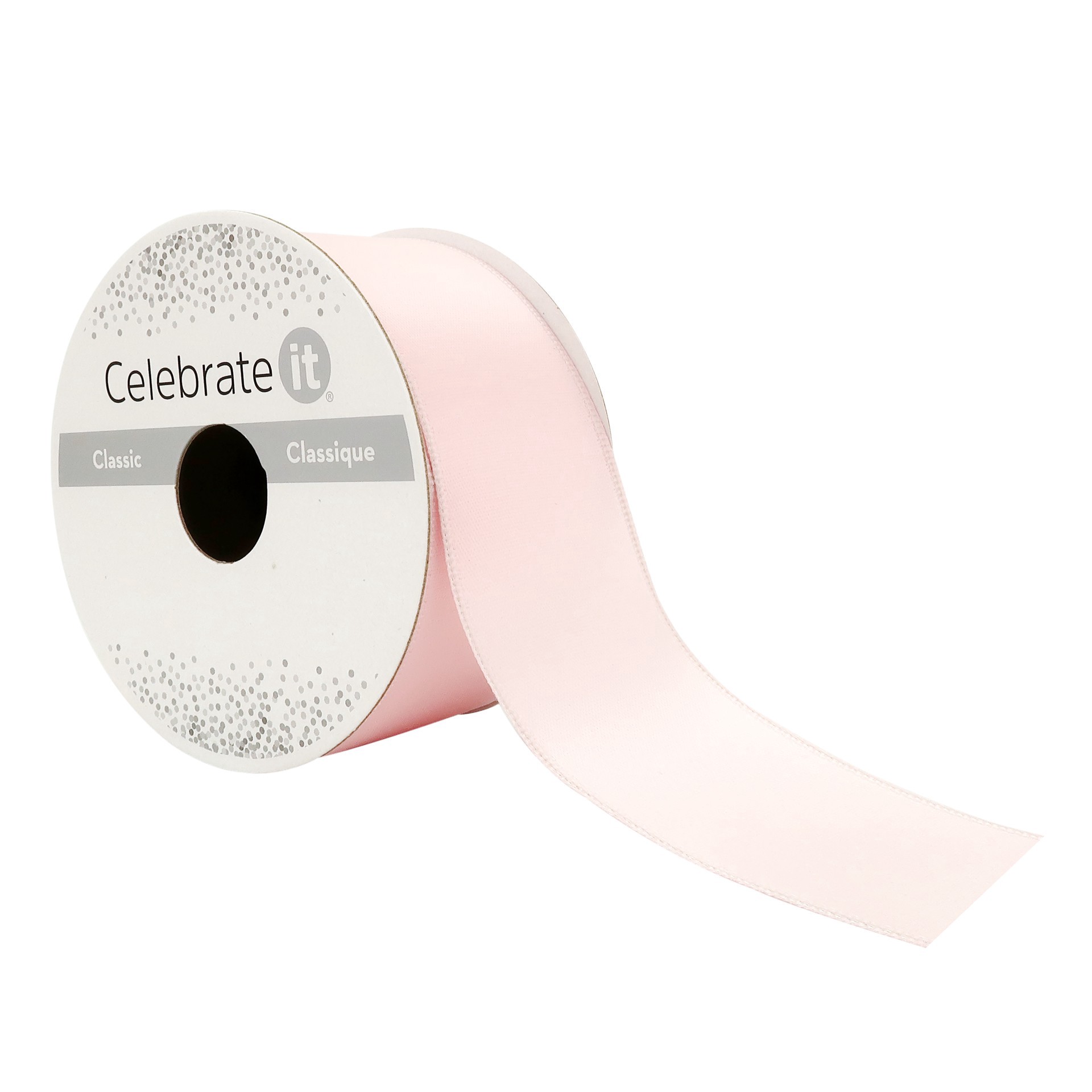 slide 3 of 4, 1.5" X 3yd. Double Faced Satin Wired Ribbon By Celebrate It, 1.5 in x 3 yd