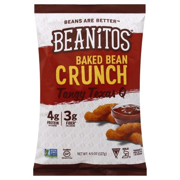 slide 1 of 1, Beanitos Baked Bean Chips, Tangy Texas, 4.5 oz