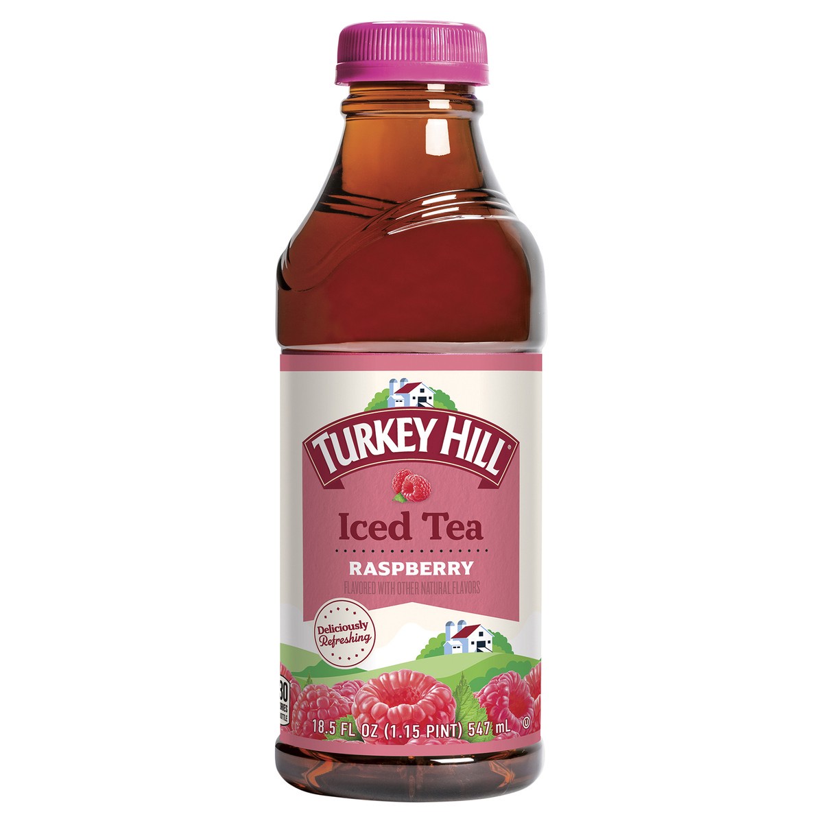 slide 1 of 6, Turkey Hill Raspberry Tea, 18.50 fl oz