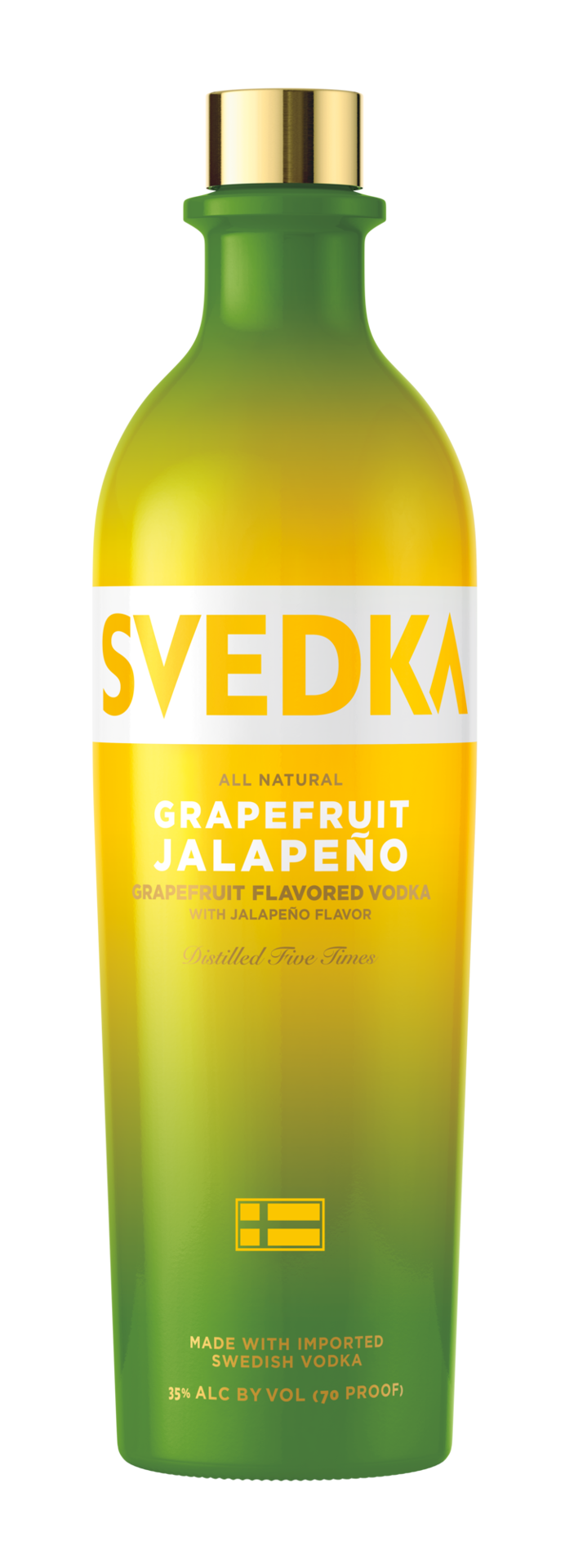 slide 1 of 3, SVEDKA Grapefruit Jalapeno Flavored Vodka, 750 mL Bottle, 70 Proof, 750 ml