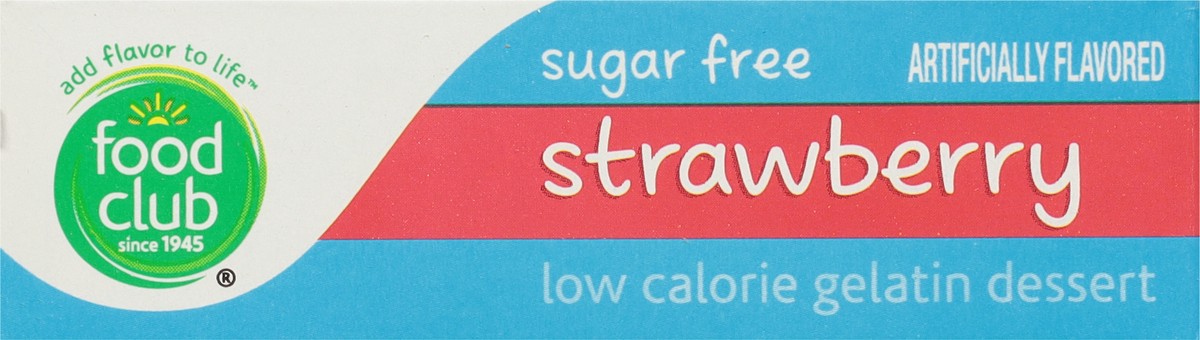 slide 9 of 9, Food Club Essential Choice Sugar Free Low Calorie Strawberry Gelatin Dessert 0.44 oz, 0.44 oz