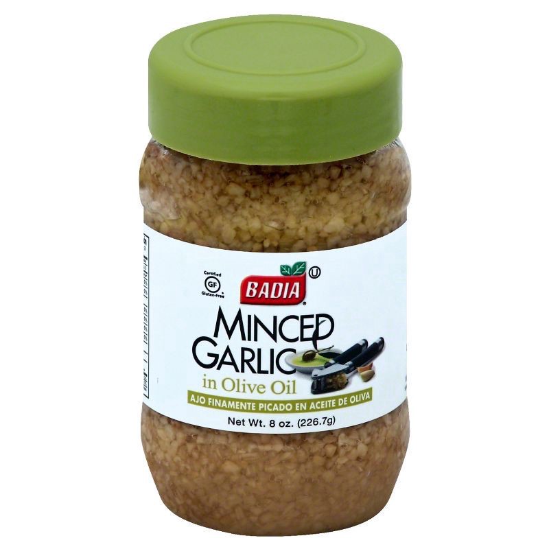 slide 1 of 3, Badia Minced Garlic in Olive Oil, 8.5 oz