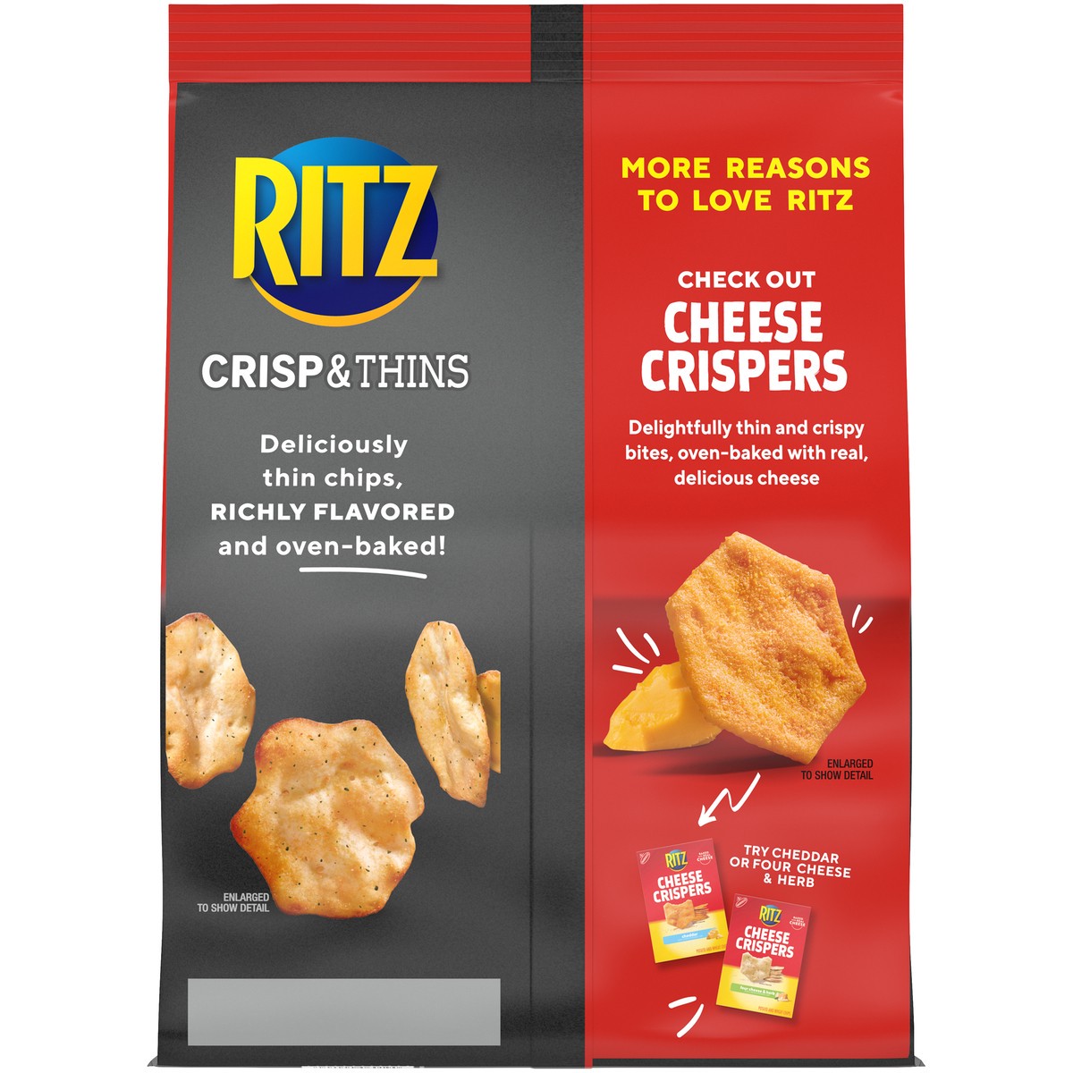 slide 9 of 9, Ritz Nabisco Ritz Crisp & Thins Limited Edition Jalapeno Cheddar Chips, 7.1 oz