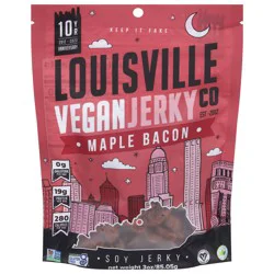 Louisville Vegan Jerky Co.. Maple Bacon Soy Jerky 3 oz