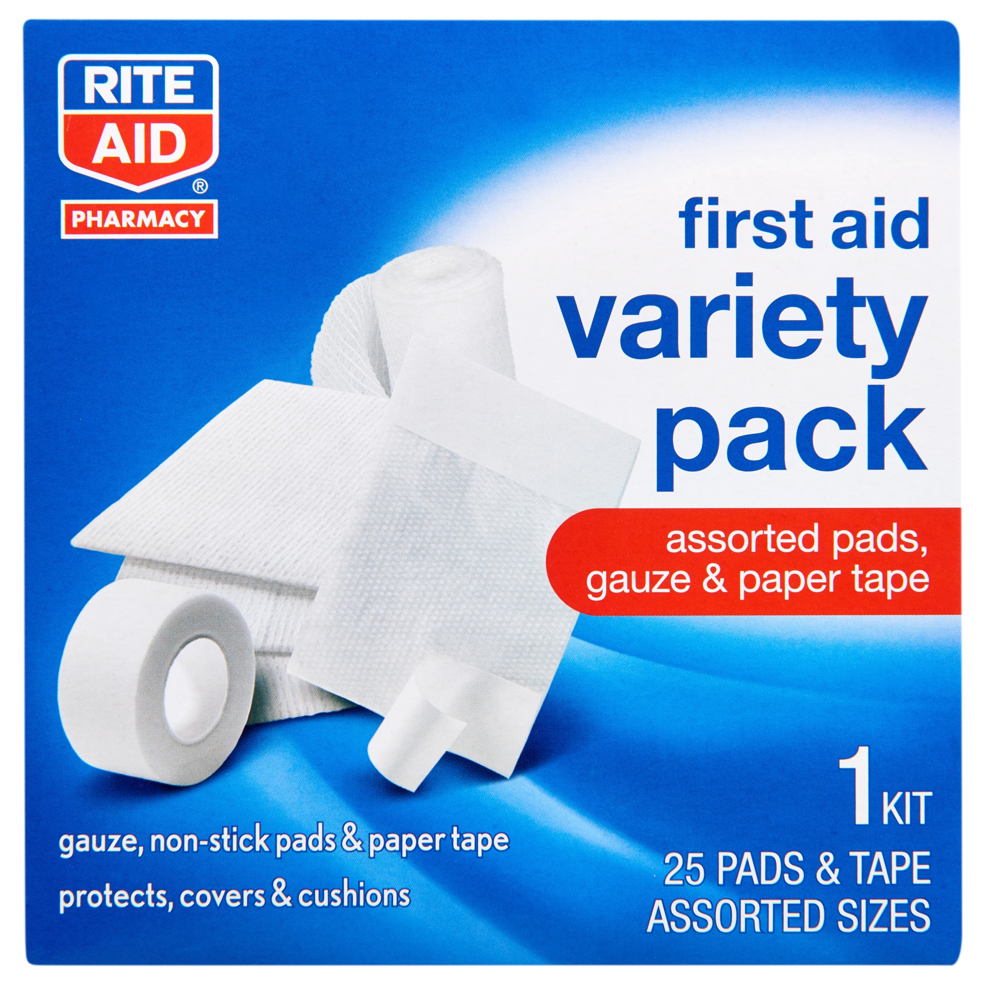 slide 1 of 1, Rite Aid Ra Wound Care Variety Kit, 25 ct