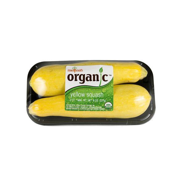 slide 1 of 1, Squash Yellow Organic, 2 ct