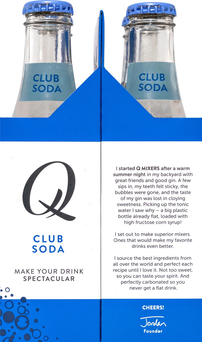 slide 2 of 10, Q Drinks Drinks Q Drinksdrink Club Soda, 4/6.7 oz