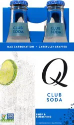 Q Drinks Drinks Club Soda 4 ea
