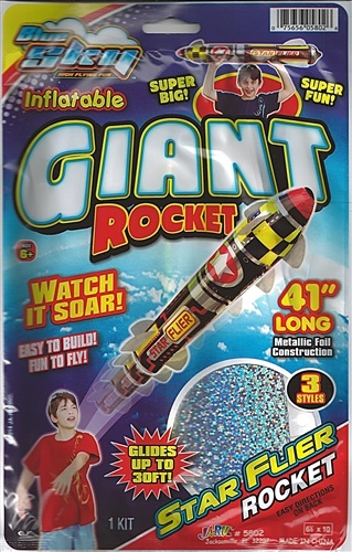 slide 1 of 1, LaMi Inflatable Giant Rocket, 1 ct