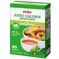 slide 7 of 29, Meijer Stevia Extract Zero Calorie Sweetener, 80 ct