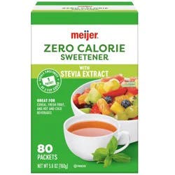 Meijer Stevia Extract Zero Calorie Sweetener