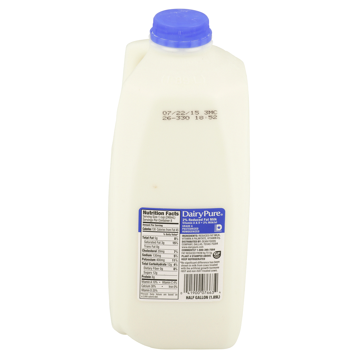 slide 2 of 2, McArthur Dairy 2% Reduced Fat Milk, 1.89 liter