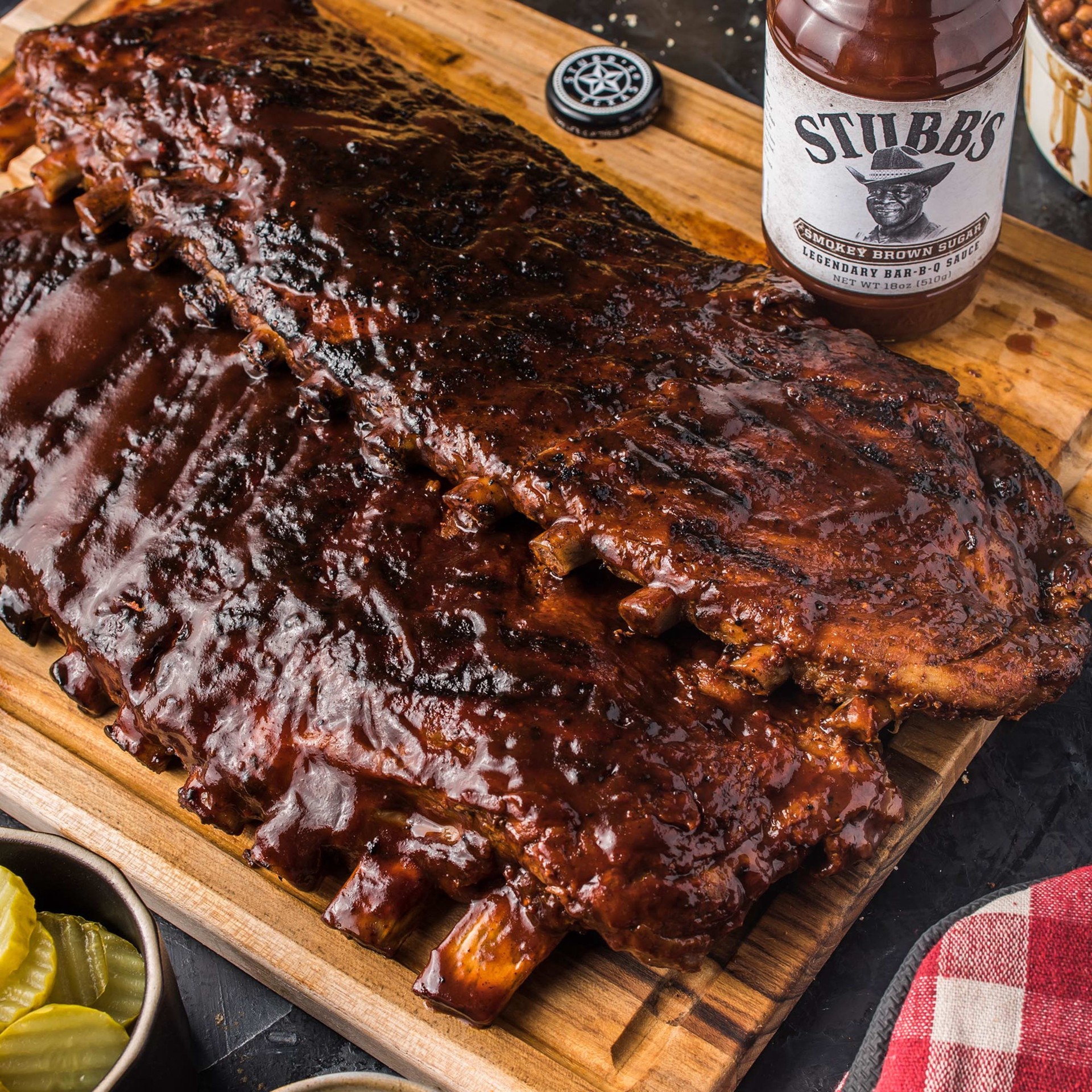 slide 3 of 5, Stubb's Smokey Brown Sugar BBQ Sauce, 18 fl oz