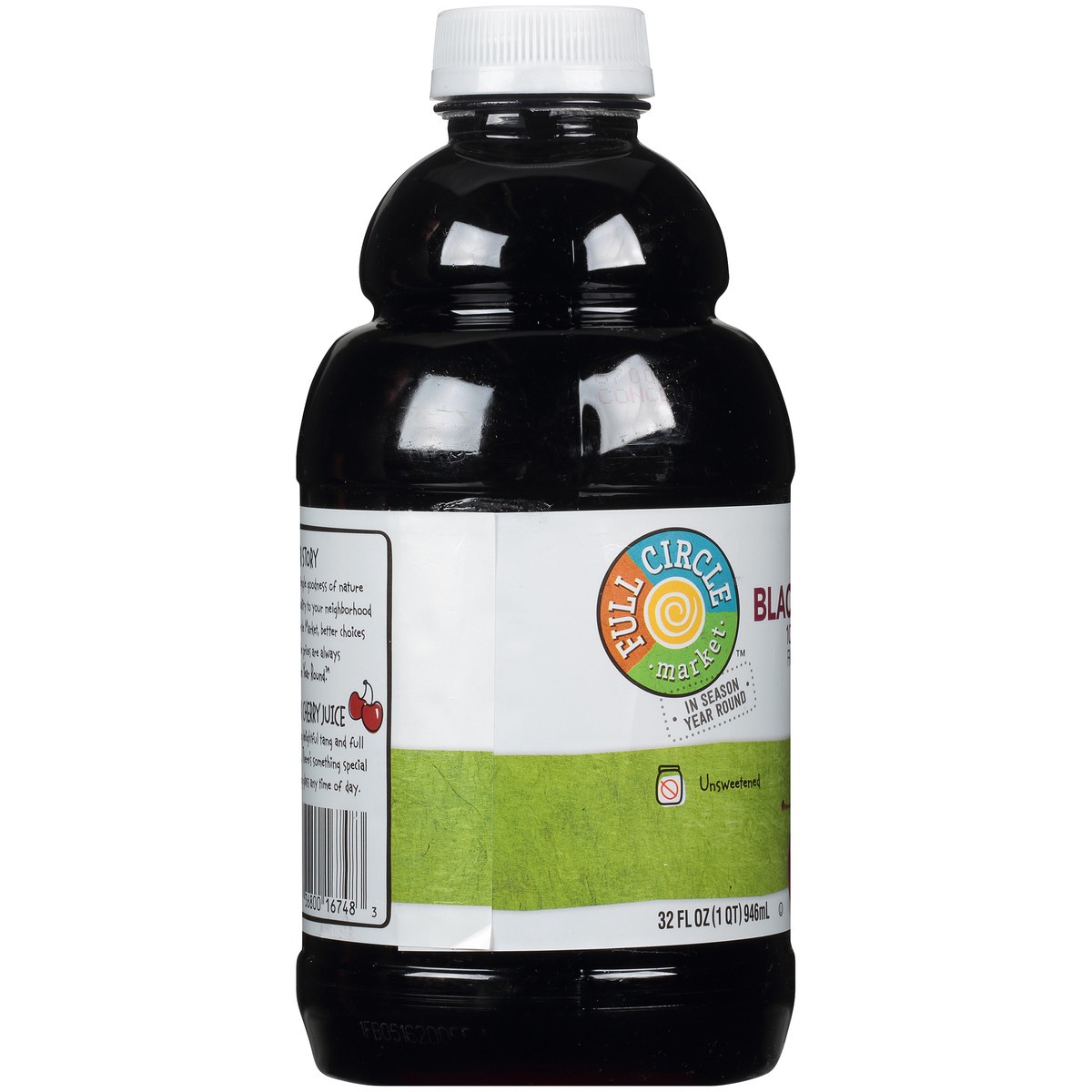 slide 6 of 12, Full Circle Market Black Cherry 100% Juice From Concentrate - 32 fl oz, 32 fl oz