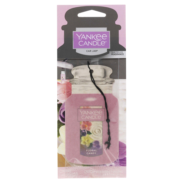 slide 1 of 1, Yankee Candle Car Jar Floral Candy, 1 ct