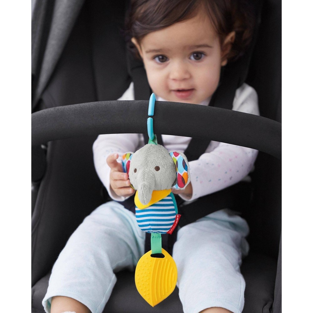 slide 3 of 4, Skip Hop SKIP*HOP Bandana Buddies Chime & Teethe Elephant Toy, 1 ct