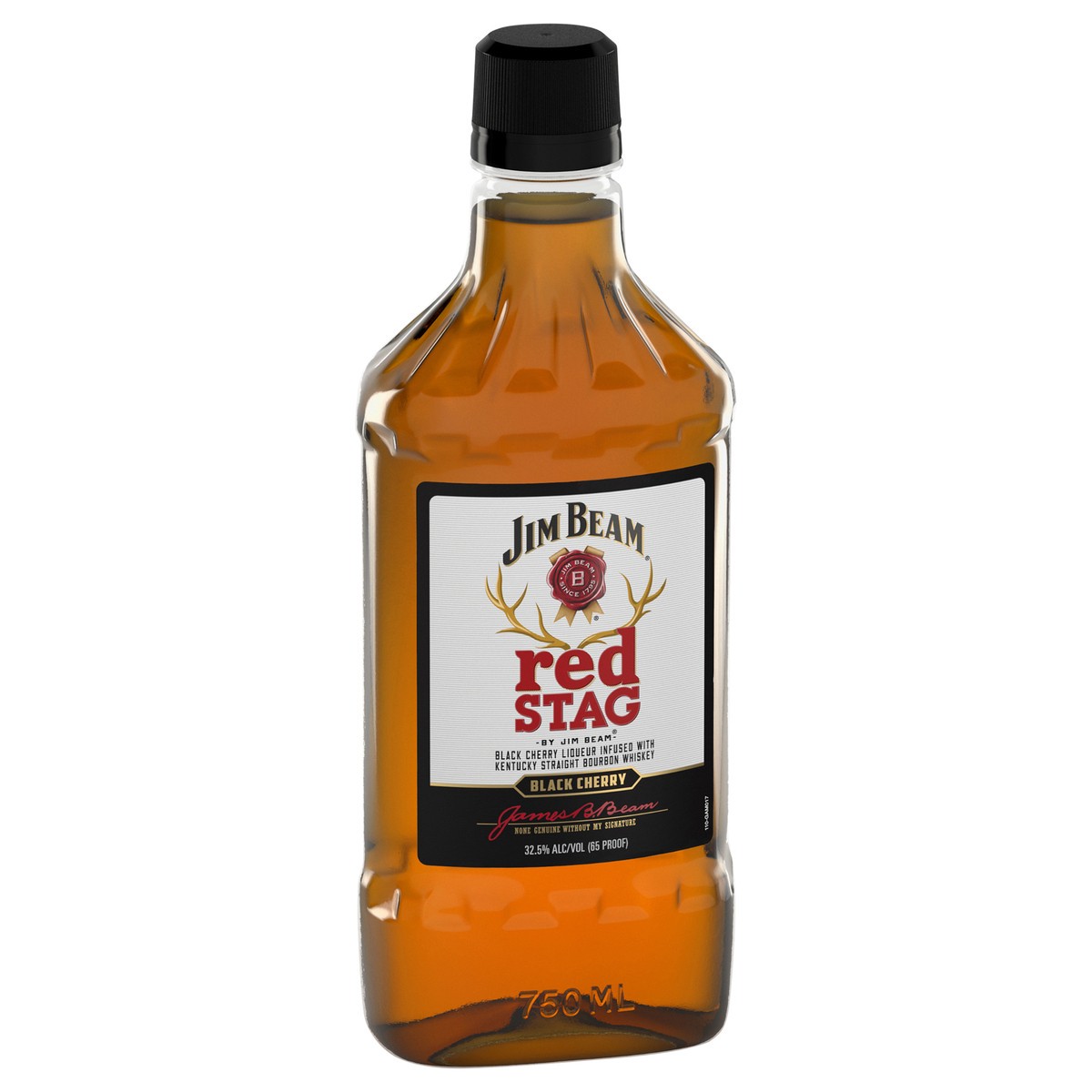 slide 3 of 8, Jim Beam Red Stag Black Cherry Liqueur with Kentucky Straight Bourbon Whiskey 750 ml, 750 ml