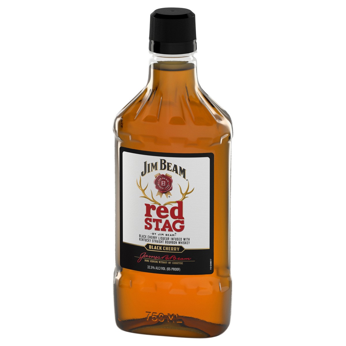 slide 8 of 8, Jim Beam Red Stag Black Cherry Liqueur with Kentucky Straight Bourbon Whiskey 750 ml, 750 ml