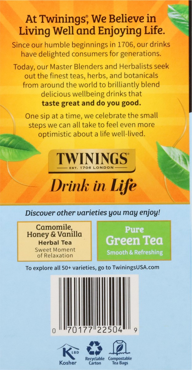 slide 6 of 15, Twinings Pure Camomile Herbal Tea Value Pack 50 Tea Bags, 50 ct