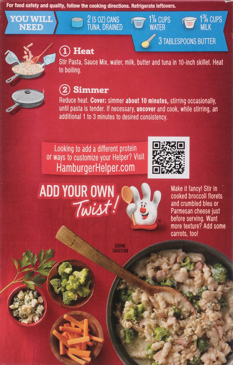 slide 10 of 14, Tuna Helper Creamy & Savory Sauce Tuna Creamy Broccoli 6.4 oz, 6.4 oz