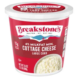 Breakstone's Large Curd 4% Milkfat Min Cottage Cheese 24 oz