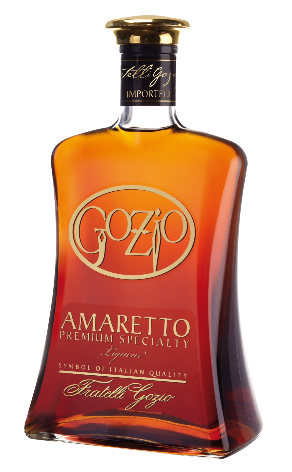 slide 1 of 1, Gozio Amaretto, 750 ml