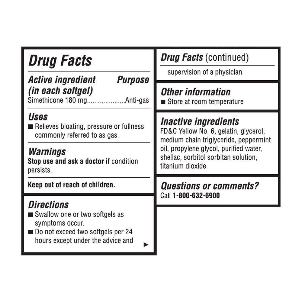 slide 2 of 4, Kroger Ultra Strength Gas Relief Softgels, 60 ct