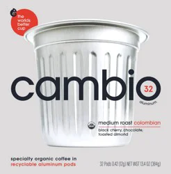 Cambio Roasters Medium Roast Colombian Coffee Pods