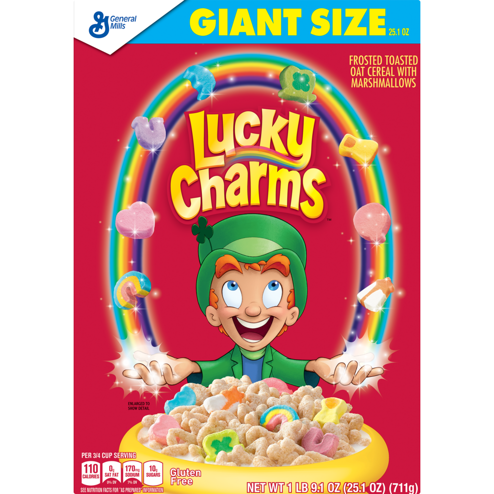 slide 1 of 1, Lucky Charms Gluten Free Cereal, 25.1 oz